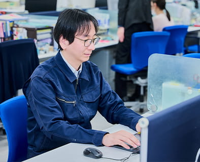 仕事の様子