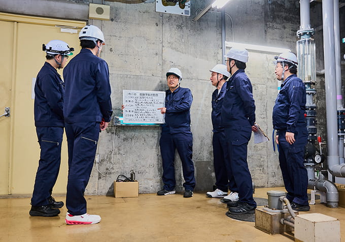 作業前の安全確認・KY活動
